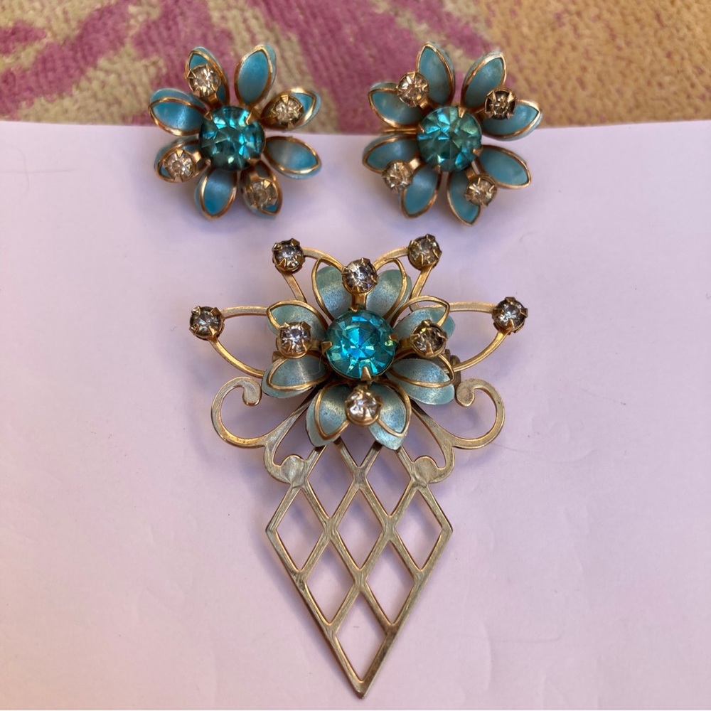 True Vintage Earrings Set 50’s - image 1